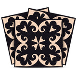 12" X 12" Black Sheep Peel and Stick Removable Tiles