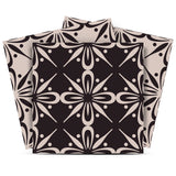 12" X 12" Gray and Black The Clover Peel and Stick Removable Tiles