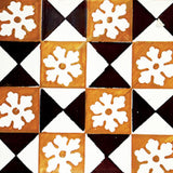 12" X 12" Mini Snowflakes And Squares Peel And Stick Removable Tiles