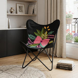 26" Black Tropical Butterfly Chair