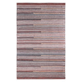 2' X 3' Brown Geometric Handmade Indoor Outdoor Area Rug
