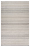 5' X 8' Gray and Ivory Abstract Area Rug