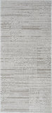 2' X 5' Gray and Ivory Abstract Distressed Area Rug
