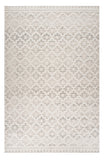4' X 6' Cream and Beige Moroccan Area Rug