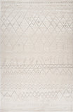 4' X 6' Gray and Beige Abstract Distressed Area Rug