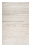 4' X 6' Cream and Beige Abstract Area Rug