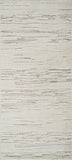 2' X 5' Gray and Beige Geometric Distressed Area Rug