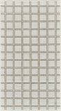3' X 5' Cream and Beige Geometric Distressed Indoor Outdoor Area Rug