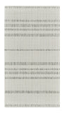 10' Cream and Beige Striped Distressed Indoor Outdoor Runner Rug