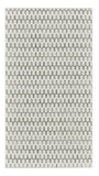 3' X 5' Cream and Beige Geometric Distressed Indoor Outdoor Area Rug