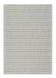 6' X 9' Cream and Beige Geometric Distressed Indoor Outdoor Area Rug