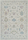 4' X 6' Cream and Beige Abstract Distressed Area Rug