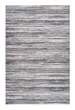 7' X 10' Blue and Gray Abstract Distressed Area Rug