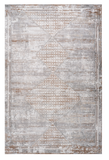 7' X 10' Gray and Brown Abstract Distressed Area Rug