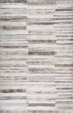 7' X 10' Beige and Brown Abstract Distressed Area Rug