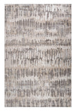 5' X 8' Beige and Brown Abstract Distressed Area Rug