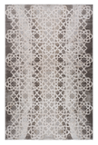5' X 8' Brown and Beige Abstract Distressed Area Rug