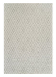 4' X 6' Beige and Gray Abstract Non Skid Area Rug