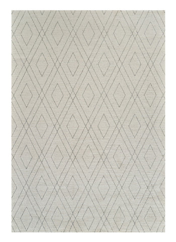 7' X 10' Beige and Gray Abstract Non Skid Area Rug