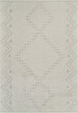 7' X 10' Cream and Beige Abstract Distressed Area Rug