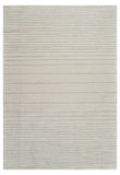 8' Cream and Beige Abstract Non Skid Runner Rug