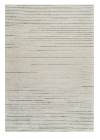 4' X 6' Cream and Beige Abstract Non Skid Area Rug