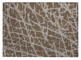 2' X 3' Brown Abstract Washable Non Skid Indoor Outdoor Area Rug