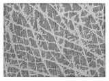 2' X 3' Charcoal Abstract Washable Non Skid Indoor Outdoor Area Rug