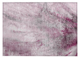 2' X 3' Pink Abstract Washable Non Skid Indoor Outdoor Area Rug