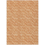 8' X 10' Bronze Geometric Washable Indoor Outdoor Area Rug