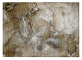 2' X 3' Brown and Gray Abstract Washable Non Skid Indoor Outdoor Area Rug