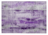 2' X 3' Purple Washable Non Skid Indoor Outdoor Area Rug
