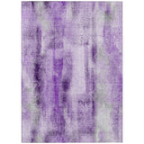 3' X 5' Purple Washable Non Skid Indoor Outdoor Area Rug