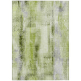 3' X 5' Sage Washable Non Skid Indoor Outdoor Area Rug