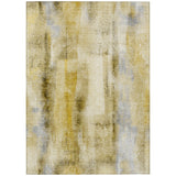 3' X 5' Taupe Washable Non Skid Indoor Outdoor Area Rug