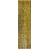 8' Runner Chocolate Striped Washable Non Skid Indoor Outdoor Runner Rug