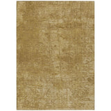 3' X 5' Tan Abstract Washable Non Skid Indoor Outdoor Area Rug
