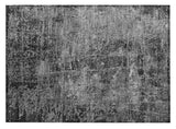 2' X 3' Gray Abstract Washable Non Skid Indoor Outdoor Area Rug