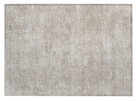 2' X 3' Ivory Abstract Washable Non Skid Indoor Outdoor Area Rug