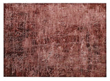 2' X 3' Merlot Abstract Washable Non Skid Indoor Outdoor Area Rug