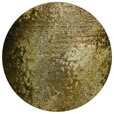 8' Round Brown Round Washable Non Skid Indoor Outdoor Area Rug
