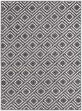 5' X 7' Gray Geometric Area Rug