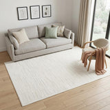 5' X 7' Cream Geometric Area Rug