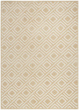 5' X 7' Tan Geometric Area Rug