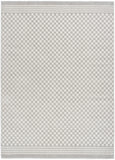 7' X 9' Gray Geometric Area Rug