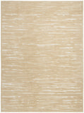 7' X 9' Tan Geometric Area Rug