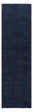 8' Blue Shag Non Skid Runner Rug
