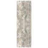 4' X 6' Beige and Gray Abstract Area Rug