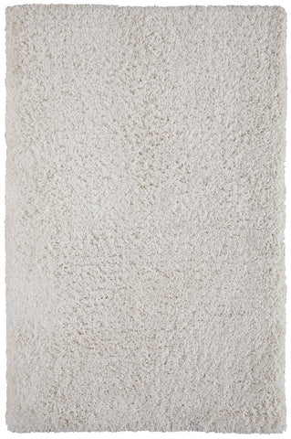 2' X 3' Ivory Shag Hand Tufted Area Rug