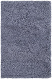 2' X 3' Blue Shag Hand Tufted Area Rug